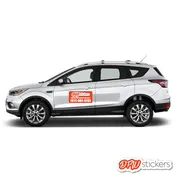 12″ x 24″ Car Magnets with Round Corners