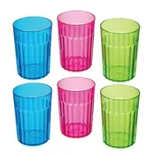 Arrow 10 oz. Rainbow Tumblers, Assorted Colors - 6 count (00106)