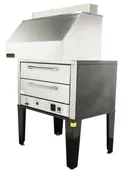 50” Double Deck Pizza Oven w/ Ventless Hood 1 PH - Incl. Fire Supp