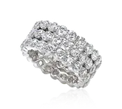 3-Row Eternity Ring