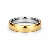 14K & Cobalt Inlay Band 6mm