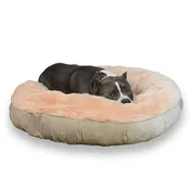 Faux Fur Round Calming Bed Covers