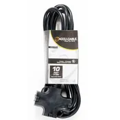 Accu-Cable Z-CDB8638 16-Gauge Power Extension Cord With Triple Tap