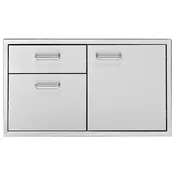 30" Delta Heat Door 2-Drawer Combo