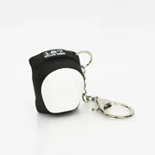 187 Mini Pro Knee Keychain - Black/White