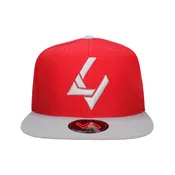 LV Pro Scarlet/Gray Snapback