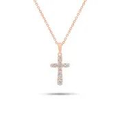0.23 ct Diamond Cross Pendant