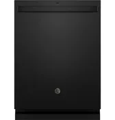 23.75" Ge Energy Star Top Control With Stainless Steel Interior Dishwasher With Sanitize Cycle - Black