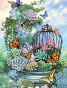 Allied Products-Springbok - Butterfly Bliss Puzzle