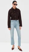 90s Pinch Waist High Rise Straight Jeans