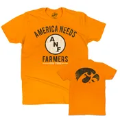 America Needs Farmers Short Sleeve Tee-Gold