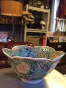 Antique Floral Bowl — Carpe Diem