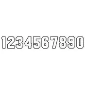 10" Outline Stencil #5        10205