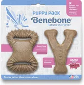 Benebone Puppy Pack Bacon Flavor Puppy Chew Toy, 2 ct.