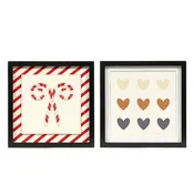 10x10 Reversible Wall Art - Candy Cane Lane Collection