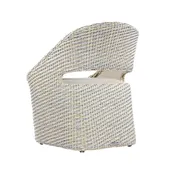 Wicker Outdoor Dining Armchair – Biscayne