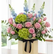 Pastel Garden  round box