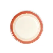 2-Tone Scallop - Rust/Tan - Salad Plate