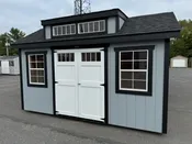 8′ x 14′ Painted Keystone Shed, An Estate Series Shed – IN STOCK