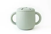 Babeehive Goods - Silicone Snack Cup with Lid: Sage