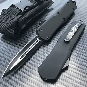 Black Ghost OTF Knife (Multiple Blade Styles Available)