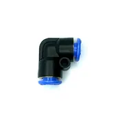 NEW 1/4" x 1/4" 90' degree Push Connect Pneumatic Fitting JPV 1/4"
