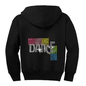 Color Block Bling Dance Hoodie