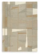 Abbotton - Taupe / Gray / Caramel - Medium Rug - 5' x 7'