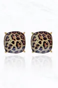 12mm Cushion Cut Post Earrings