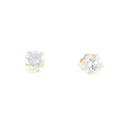 0.63ctw Round Brilliant Cut Diamond Stud Earrings