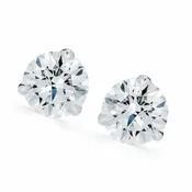 1.03 CTW Diamond Stud Earrings GIA Certified I/VS1-2