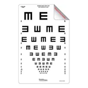 10 ft: Illiterate Tumbling E (11 Line) Repositionable StikAblility Chart