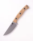 Akris Stonewash Standard G-10 Dark Earth with Black Leather Sheath (95-10DE-2)