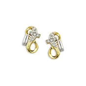 Infinity Cross Earrings