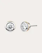 0.2ctw Diamond & 18k White Gold Ignite Stud Earrings