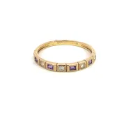10K Yellow Gold Diamond Stackable Band (200-00612)