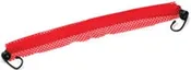18" x 18" Red Flag with Rubber Strap and Hooks
