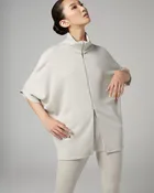 Oversized Zip Cardigan
