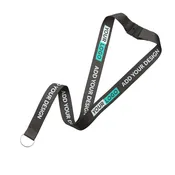 Custom Breakaway Lanyard | Full Color Print | Soft Polyester | Key Ring Attachment
