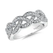 14K White Gold 0.47ct Diamond Anniversary Band