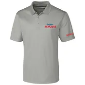 Bonzini Embroidered Silver Polo Shirt