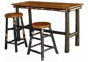 24" Natural Hickory Bar Stool