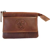 Aisling Coin, Card and Key Pouch - Tan