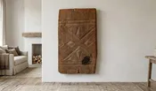 1920's Bwa Gurunsi Geometric Carved Door