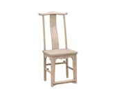 Antique Chinese Elm Chair, 19×15.5×46.5H