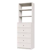 5 Drawer Hutch Tower
