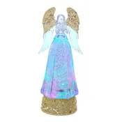 10.25" Acrylic Angel Light Up Water Lantern