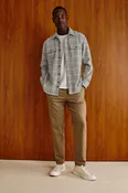 ALDER OVERSHIRT- QUARRY MIST HEATHER