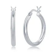 Classic Sterling Silver Hoop Earrings