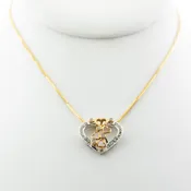 4 Hearts within a Heart Pendant